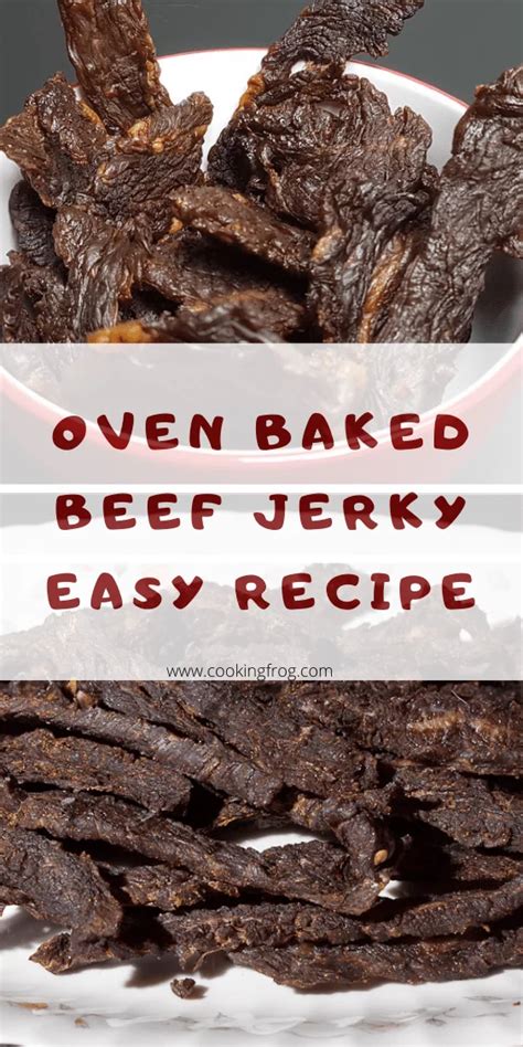 Easy Beef Jerky Made In The Oven .